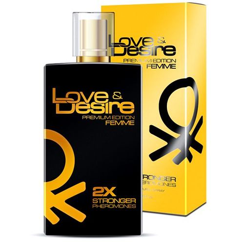 LOVE DESIRE PREMIUM GOLD DAMSKIE PERFUMY Z FEROMONAMI MOCNE FEROMONY 100ML na Arena.pl
