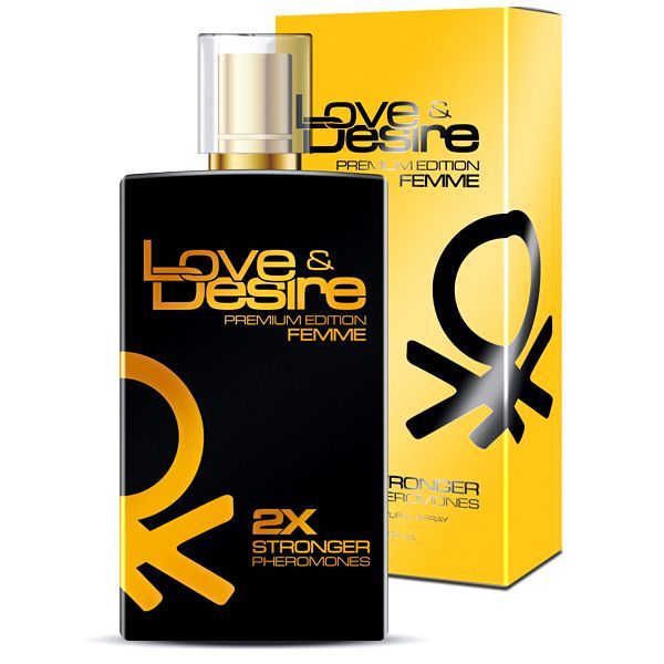 LOVE DESIRE PREMIUM GOLD DAMSKIE PERFUMY Z FEROMONAMI MOCNE FEROMONY 100ML zdjęcie 2