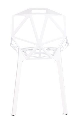 Krzesło split białe - aluminium, nogi białe na Arena.pl