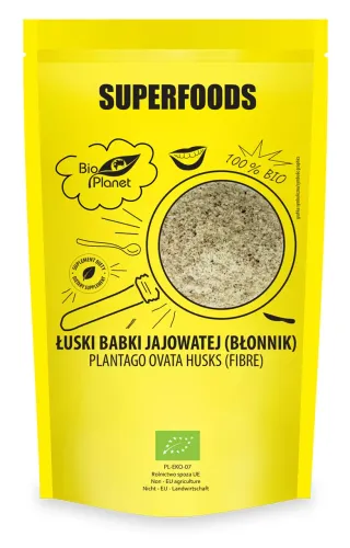 Łuski Babki Jajowatej (bŁonnik) BIO 100 g - BIO Planet na Arena.pl
