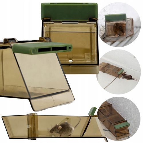 Pułapka na myszy ŻYWOŁAPKA MYSZOŁAPKA HUMANITARNY CHWYTACZ DO ZWALCZANIA na Arena.pl