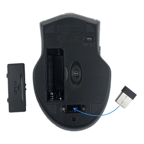 Myszka Mysz Bezprzewodowa Komputerowa Optyczna do Laptopa Ergonomiczna na Arena.pl