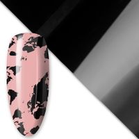 Allepaznokcie Folia transferowa Mirror Black 80 cm