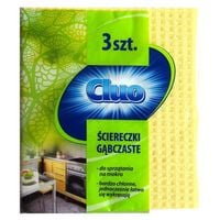 Ściereczki gąbczaste Cluo 3 szt. do sprzątania na mokro bardzo chłonne