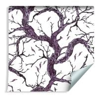 Tapeta Ręcznie Rysowane Gałęzie Drzew