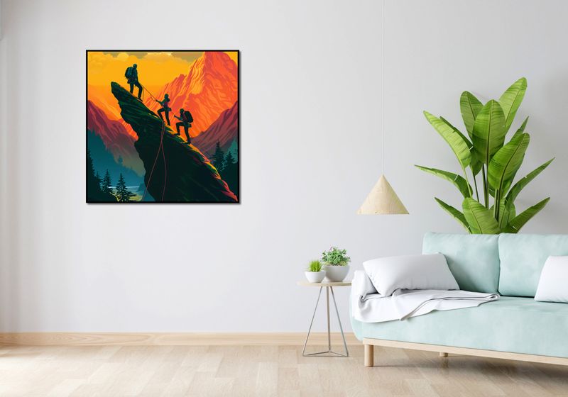 Plakat 90x90cm U Szczytu zdjęcie 4