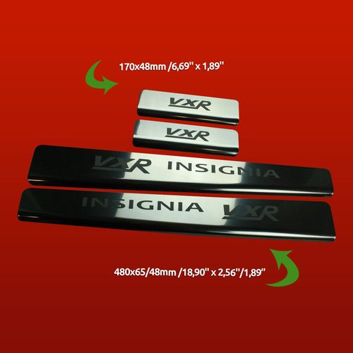 Listwa progowa OPEL/VAUXHALL INSIGNIA A VXR Stal nierdzewna 304 połysk 4szt na Arena.pl