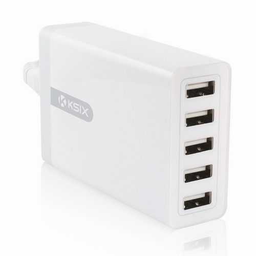 Ładowarka USB ścienna 5 USB 8A Biały na Arena.pl
