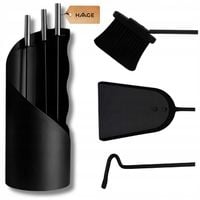 ZESTAW KOMINKOWY REYKJAVIK 4W1 NARZĘDZIA AKCESORIA DO KOMINKA