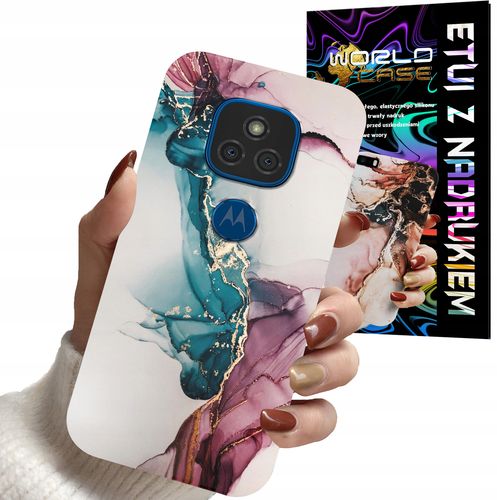 ETUI CASE DO MOTOROLA G9 Play G9 E7 PLUS - MARMUR WZORY KOBIET PLECKI OBUDO na Arena.pl