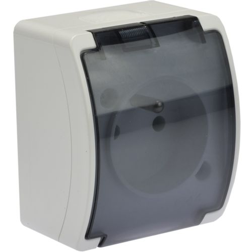 Koala gniazdo pojededyńcze P+Z natynkowe białe z klapką 161-51 na Arena.pl