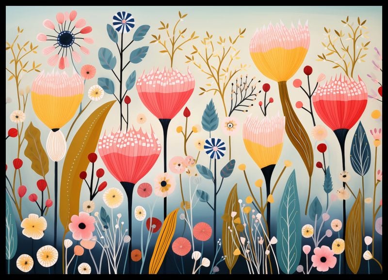 Plakat 70x50cm Ogród Marzeń zdjęcie 2