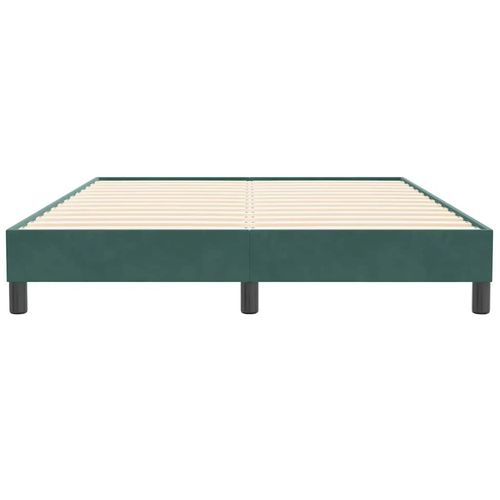 Łóżko typu Box Spring bez materaca Ciemnozielone 160x210 cm na Arena.pl