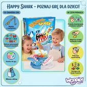 DLA DZIECI W ŁOWIENIE RYBEK GRA Z GŁODNYM REKINEM