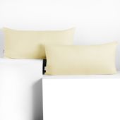 Poszewka dekoracyjna AMBER bawełna 40x80 kremowy x2 DecoKing