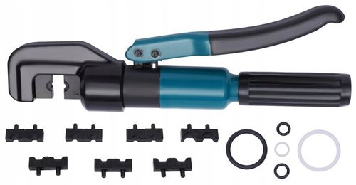 ZACISKARKA HYDRAULICZNA PRASKA DO KABLI PRZEWODÓW MATRYCE 4-70 MM na Arena.pl