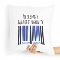 Prezent Poduszka Dla Margetingowca Marketing Z Nadrukiem Ze Zdjęciem