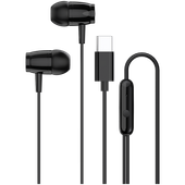 CANYON Słuchawki dokanałowe SEP-5 Przewód USB-C Czarne