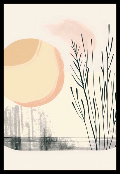 Plakat 68x101cm Pastelowy Wschód zdjęcie 2