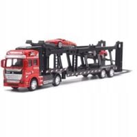 Ciężarówka TIR cysterna z przyczepą 1:64