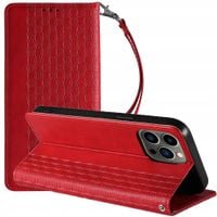magnet strap case etui iphone 14 pro max pokrowiec z klapką portfel