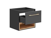 Szafka pod umywalkę BORNEO COSMOS 820 60 cm grafitowa