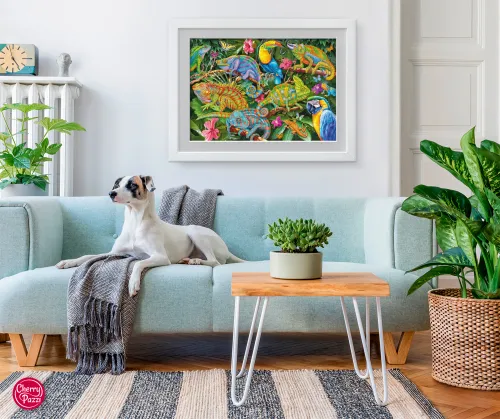 Puzzle 2000 elementów. Niesamowite kameleony 50101 na Arena.pl