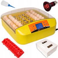INKUBATOR AUTOMATYCZNY OVO do 56 JAJ wylęgarka klujnik + PRZEŚWIETLARKA