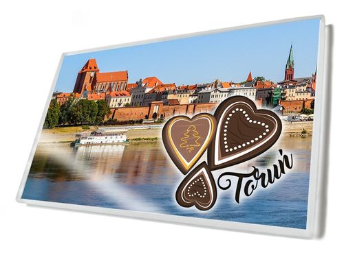 Toruń piernik brąz - magnes szklany na Arena.pl