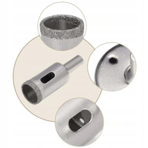 OTWORNICE WIERTŁA DIAMENTOWE DO GRESU PŁYTEK, GLAZURY, SZKŁA zdjęcie 4