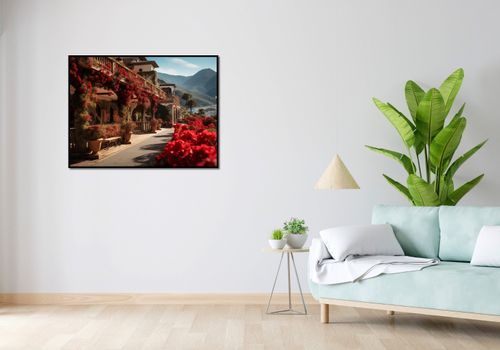 Plakat 100x75cm Czerwona Idylla na Arena.pl