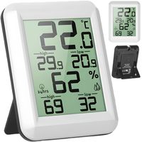 Termometr pokojowy elektroniczny z higrometrem 0-60C