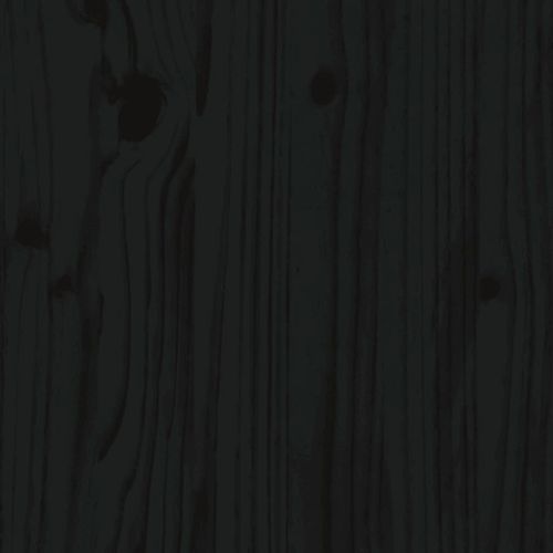 Szafka, czarna, 34x40x75 cm, lite drewno sosnowe na Arena.pl