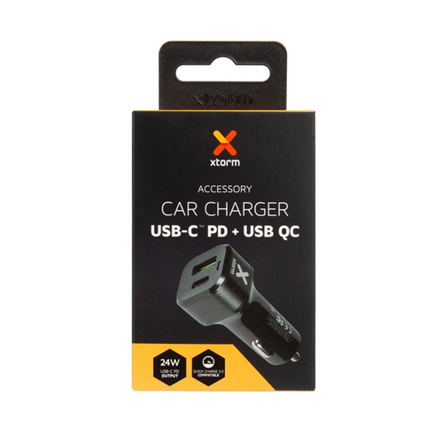 XTORM Adapter samochodowy USB-C 24W + USB QC 3.0 na Arena.pl