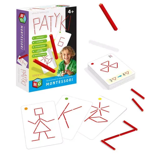 Montessori. Patyki na Arena.pl