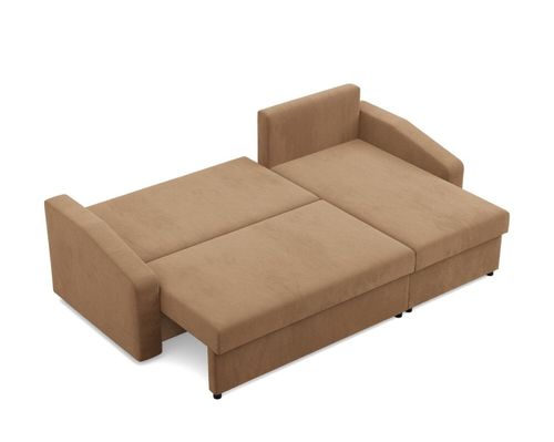 Narożnik uniwersalny, BLOM, Mikrofaza, 231x140x85, cappuccino | TYLETEGOTU na Arena.pl