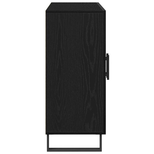 Bufet Czarny dąb 90 x 34 x 80 cm Materiał drewnopochodny na Arena.pl