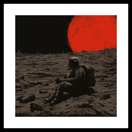 Plakat 40x40cm Samotność w Kosmosie na Arena.pl