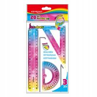 ZESTAW GEOMETRYCZNY L-20 KEYROAD RAINBOW DECO 0415