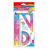 ZESTAW GEOMETRYCZNY L-20 KEYROAD RAINBOW DECO 0415