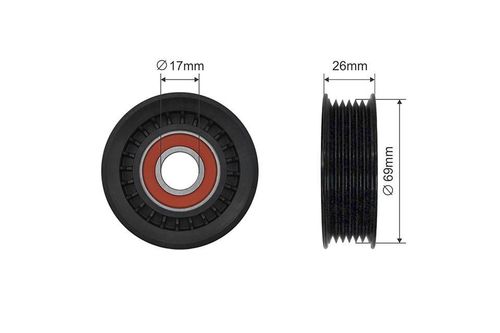 ROLKA NAPINACZA PASKA FORD FOCUS I 1998 1999 2000 2001 2002 2003 2004 na Arena.pl