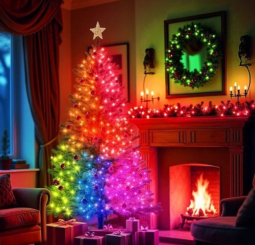 Lampki choinkowe LED Smart USB 20m 200 LED + Pilot Tryb Muzyczny Halloween na Arena.pl