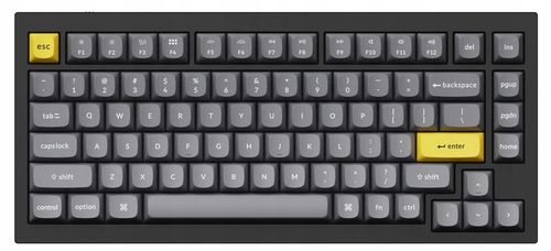 KEYCHRON Keycaps Double Shot PBT o profilu OSA Ciemnoszary Full Set na Arena.pl