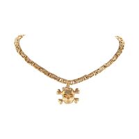 naszyjnik z czaszką aria rockstar collection (c25/nut/12au)