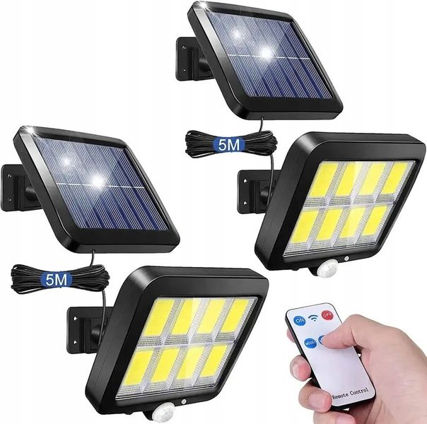 LAMPA SOLARNA 120 COB LED KABEL 5M LS2 zdjęcie 13