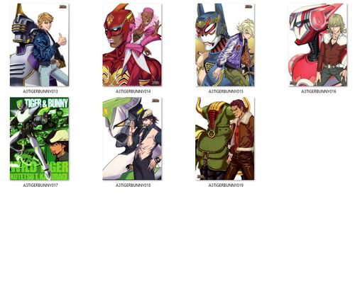 Plakat Tiger & Bunny and DO WYBORU na Arena.pl