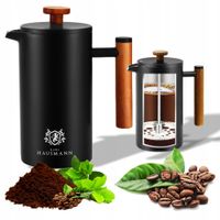 ZAPARZACZ DZBANEK STALOWY 1L KAWA HERBATA CZARNY