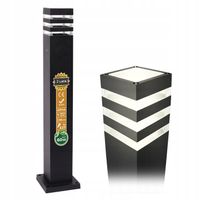 Lampa ogrodowa słupek stojąca zewnętrzna 80cm