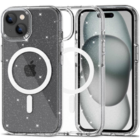 TECH-PROTECT FLEXAIR HYBRID MAGSAFE IPHONE 15 GLITTER CLEAR