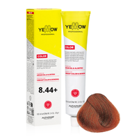 ALFAPARF YELLOW Farba do włosów 8.44+ - Jasny intensywny miedziany blond